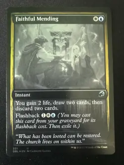 Faithful Mending Silver Screen FOIL Innistrad: Double Feature DBL MTG NM - Image 1