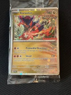 Pokemon TCG Koraidon 119/162 GameStop Promo Exclusive Temporal Forces Sealed - Image 3