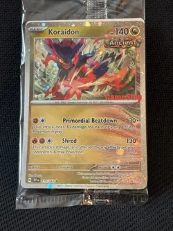 Pokemon TCG Koraidon 119/162 GameStop Promo Exclusive Temporal Forces Sealed - Image 4