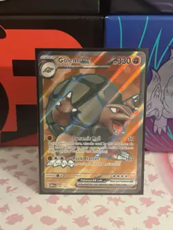 Pokemon TCG: Golem ex - 189/165 Full Art Holo Scarlet and Violet 151 NM - Image 1
