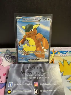 Pokemon TCG: Kangaskhan EX Full-Art 190/165 S&V 151 NM - Image 1