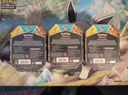 Pokemon TCG: Eevee Evolutions Tin (Set Of 3) Jolteon/Vaporeon/Flareon - Image 2