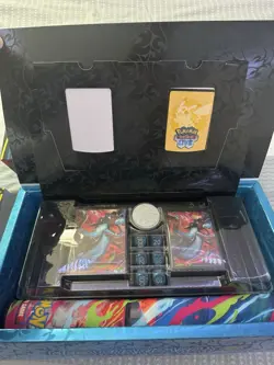 Pokemon Mega Charizard X UPC Ultra Premium Collection EMPTY Playmat Sleeves X2 - Image 2