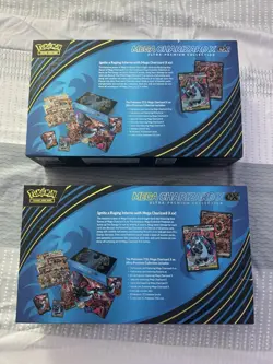 Pokemon Mega Charizard X UPC Ultra Premium Collection EMPTY Playmat Sleeves X2 - Image 4