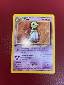 Pokemon Neo Genesis Non Holo Xatu 52/111 1st Edition NEAR MINT Condition - Image 1