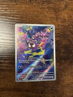 Gastly 177/162 NM Illustration Rare Sv: Temporal Forces Holo Pokemon TCG - Image 1