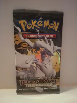 Pokemon TCG Sealed BLACK AND WHITE Legendary Treasures 3 Booster Pack Bundle. - Image 4