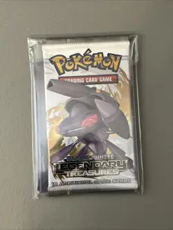 Pokemon Black & White Legendary Treasures Booster Pack NEW Sealed Genesect Art - Image 1