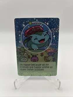 Pokiebubies 1st Edition Fan Art Chef Ken Lee Veenie #1 Venusaur V2 Holo Pokemon - Image 1