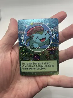 Pokiebubies 1st Edition Fan Art Chef Ken Lee Veenie #1 Venusaur V2 Holo Pokemon - Image 3