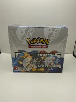 Pokemon 2016 XY Evolutions Booster Box - Mint New Factory Sealed - Acrylic Case - Image 2