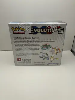 Pokemon 2016 XY Evolutions Booster Box - Mint New Factory Sealed - Acrylic Case - Image 3