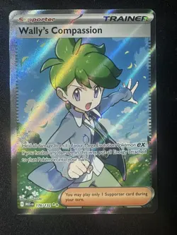 Wally's Compassion 176/132 Full Art Ultra Rare - Pokemon TCG: Mega Evolution NM - Image 1