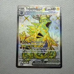 Pokemon TCG Tyranitar EX 211/197 Full Art Ultra Rare Obsidian Flames Near Mint - Image 1