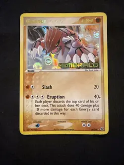 Pokemon TCG Groudon 14/106 Emerald Stamp Holo - Image 1