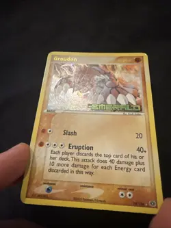 Pokemon TCG Groudon 14/106 Emerald Stamp Holo - Image 2