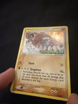 Pokemon TCG Groudon 14/106 Emerald Stamp Holo - Image 3