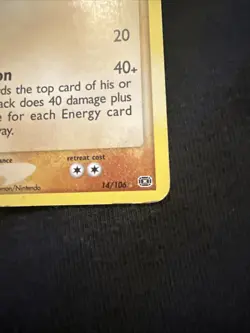 Pokemon TCG Groudon 14/106 Emerald Stamp Holo - Image 5