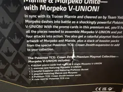 Pokemon Crown Zenith Morpeko V-Union Premium Playmat Collection Damaged Box - Image 4
