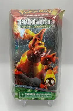 (402776) Pokemon Diamond & Pearl Secret Wonders Lavaflow - Factory Sealed Deck - Image 1