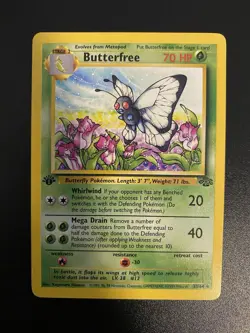 [LP] Pokemon - Butterfree 33/64 - Jungle - 1st Edition - English - Image 1