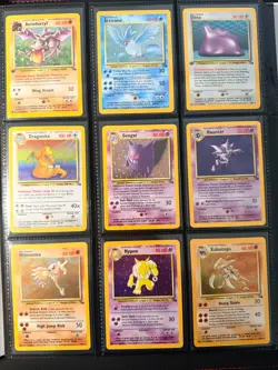 1999 Pokemon Fossil 1st Edition/Unlimited Complete Mix Set 62/62 WOTC Vintage NM - Image 1