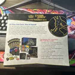 2023 Pokemon Sword & Shield Crown Zenith Factory Sealed ETB Elite Trainer Box - Image 3