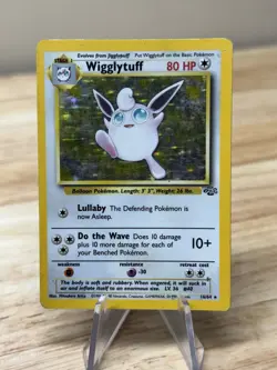 Wigglytuff 16/64 Jungle Holo Unlimited Pokemon WOTC MP/HP - Image 1