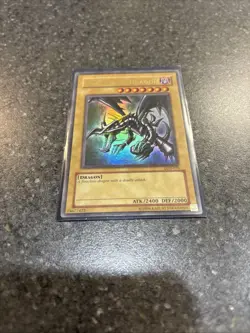 Yu-Gi-Oh! TCG Red-Eyes Black Dragon LOB-070 Ultra Rare HP HOLO Light Play - Image 3