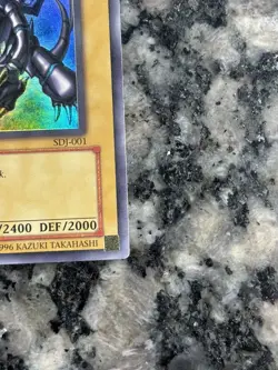 Yugioh Red-Eyes Black B Dragon SDJ-001 Ultra Rare 1st Edition - Image 5
