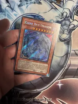 (WNU) Yugioh Clear Vice Dragon SOVR-EN098 Secret Rare Unlimited LP - Image 4
