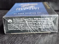 STAR TREK: THE NEXT GENERATION CUSTOMIZABLE CARD GAME 60 CARD STARTER SET NEW - Image 4