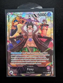 Foxy Alt Art OP07-059 L 500 Years in the Future ONE PIECE Card Game ENGLISH - Image 1