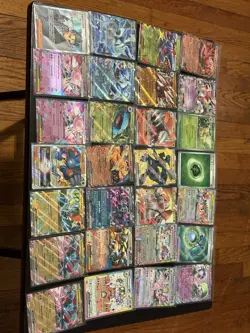 Pokemon Card lot + New binder, Random Bulk - Image 1