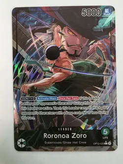 One Piece Card Game Roronoa Zoro (Alt Art Leader) OP12-020 Legacy of the Master - Image 1