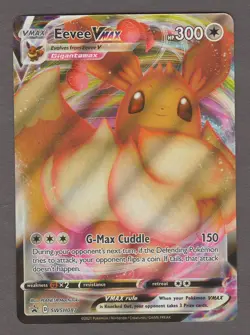 Eevee VMAX - SWSH087 - Full Art Ultra Rare Black Star Promo - Pokemon Card - NM - Image 1