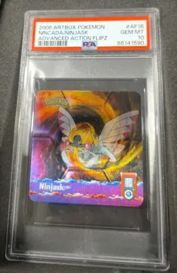 POKEMON CARD NINJASK AF16 ARTBOX ADVANCED ACTION FLIPZ GRADED PSA 10 GEM MINT - Image 2