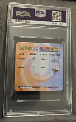 POKEMON CARD NINJASK AF16 ARTBOX ADVANCED ACTION FLIPZ GRADED PSA 10 GEM MINT - Image 4