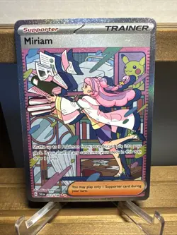 Pokemon TCG Miriam Holo Card 251/198 Scarlet & Violet Base Set LP - Image 1