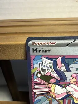 Pokemon TCG Miriam Holo Card 251/198 Scarlet & Violet Base Set LP - Image 2