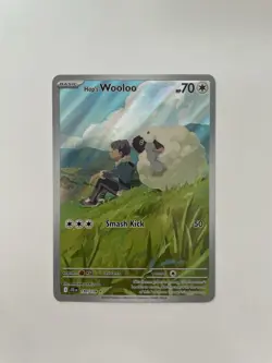 Pokemon TCG Hop's Wooloo Holo Card 170/159 Sv09: Journey Together NM - Image 1