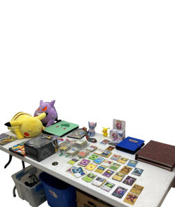Lot of Assorted Pokemon Cards, Plush dolls & More - Image 1