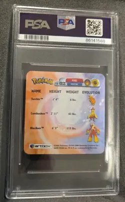 POKEMON CARD BLAZIKEN AF02 ARTBOX ADVANCED ACTION FLIPZ GRADED PSA 10 GEM MINT - Image 3
