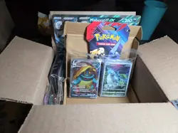 Pokemon Card Lot 90 IR Ex V/VMax/VStar Hits Sleeves Booster - Image 1