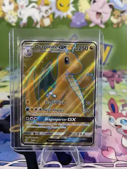 Pokemon TCG Dragonite GX Full Art Holo Card 67/70 Dragon Majesty Ultra Rare NM - Image 1
