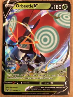 Orbeetle V SWSH078 Holo Black Star Promo - Pokemon Card - NM - Image 1