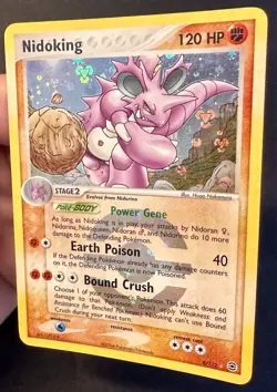 Nidoking 8/112 2004 EX FireRed & LeafGreen Pokemon Card Reverse Holo Rare - Lp - Image 2
