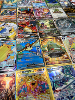 Pokemon Cards 5 Ultra Rare GX EX V - Full Art Rainbow VMAX Mega Shiny TCG Pack - Image 1