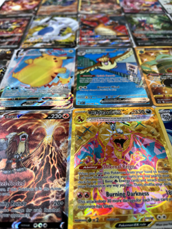 Pokemon Cards 5 Ultra Rare GX EX V - Full Art Rainbow VMAX Mega Shiny TCG Pack - Image 4