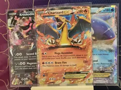 Charizard EX XY17 Holo Pokemon Promo Card Heavely Damage - Image 4
